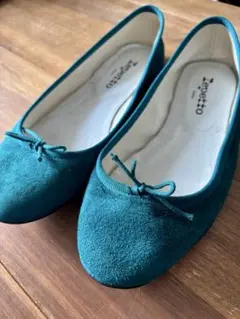 Repetto バレエシューズ デニム ブルー 38.5 25cm レペット - メルカリ