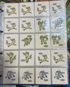 ポケモンパン　シール　リーフィア　グレイシア20枚セット