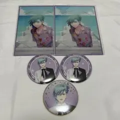 アニメイトカフェ　美風藍　缶バッジ　レア