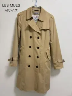 極美品 LES MUES トレンチコート 6L ベージュ ライナー 大きいサイズ 極美品☆AOKI アオキ ライナー付 トレンチコート ベージュ 5L