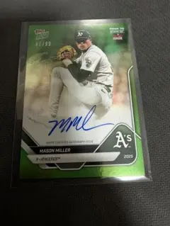 topps MLB メイソン・ミラー 直筆直書きサインカード toppsnow - メルカリ