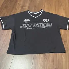 JENNI credible ロゴ刺繍 Tシャツ ブラック 150のサムネイル
