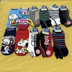 ⭐️PEANUTS 、Ｗorld ソックス 11足セット 22-24cm⭐️
