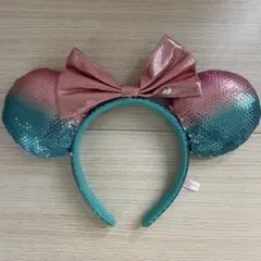 ディズニーカチューシャ ミニー スパンコール リトルマーメイド