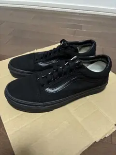 【ほぼ未使用】 VANS オールドスクール ブラック 黒25.5cm
