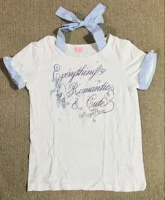 メゾピアノ　夏用TシャツS 水色