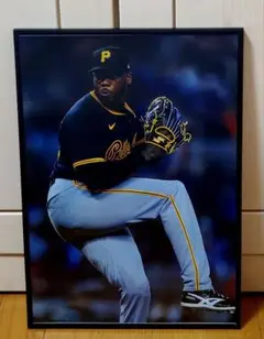 BSレッドソックス チャップマンMLB！A3サイズポスターフレーム付き