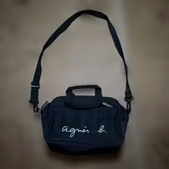 agnes b. ENFANT 2way ショルダーバッグ ブラック 訳あり