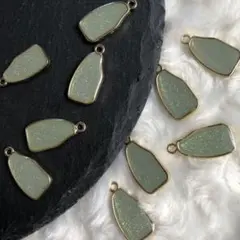 高品質　ラメチャーム　ブルーグリーン