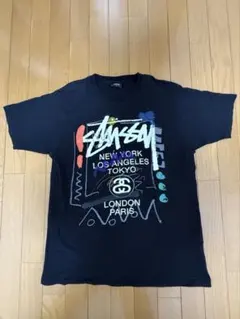 Stussy グラフィックTシャツ M ブラック