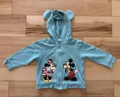 Disney Resort ミッキー ミニー パーカー ブルー