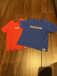 XLARGE 赤 青 Tシャツ セット