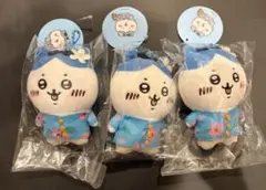 ちいかわ　旅行いきたいぷちミニマスコット　ハチワレ　3個セット