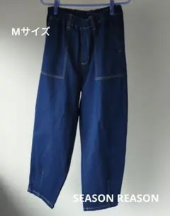 しまむら 福袋 SEASON REASON インディゴ デニム パンツ Mのサムネイル