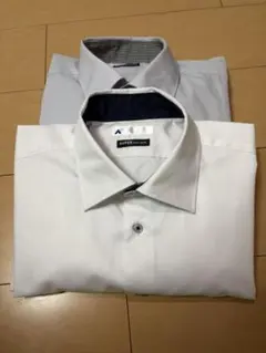 洋服の青山 SUPER EASY IRON ワイシャツ 2枚　定価4290円