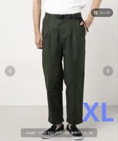 【タグ付新品未使用】グラミチ　メンズ　テーパードパンツ　XL