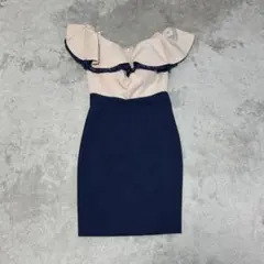 jean maclean 完売品フリルオフショルタイトドレス Sサイズ