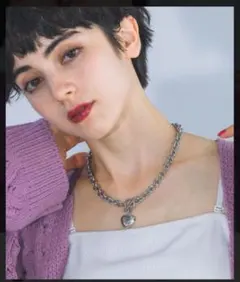 PAGEBOY ハートマンテルネックレス