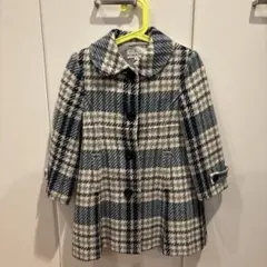 KUMIKYOKU チェック柄コート Sサイズ