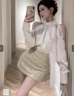 【新品‼️】GRL ホルターネックリボンブラウス[at2329]