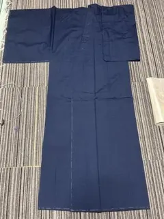 【お値下げ】紺色系 着物セット 和風デザイン