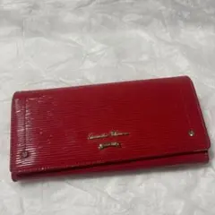 Samantha Thavasa エナメル長財布 レッド