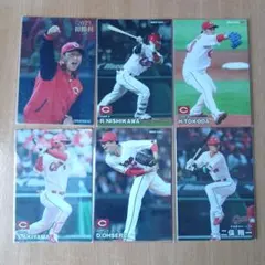 プロ野球チップス　広島東洋カープ 6枚セット