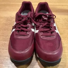 安全靴 アシックス ウィンジョブ ワインレッド 28cm ②