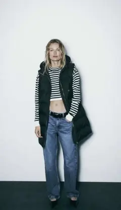 zara ロングベスト