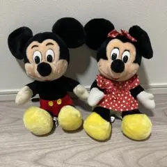 ミッキー ミニー ぬいぐるみ セット　当時物