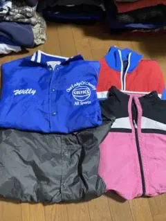 Celticsロゴ入りナイロンジャケットとアウターセット まとめ売り