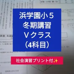 2025年最新】浜学園 復習テスト 小5の人気アイテム - メルカリ