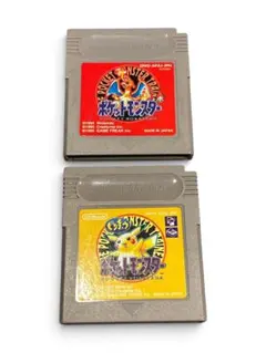ゲームボーイ ポケットモンスター 赤・ピカチュウ 2本セット