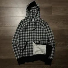 00s OLD UNIQLO ユニクロ ジップパーカー archive チェック