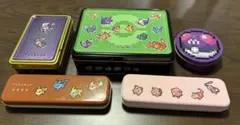 【限定】mary's メリーズチョコ ポケモン 空き缶 5種類（中身なし）