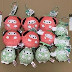 サンリオ フルーツきぐるみマスコット メロン ナムコ限定 10点セット