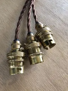 ヴィンテージ風 真鍮ソケット 3個セット - メルカリ