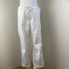 ユニクロ　UNIQLO ホワイトカジュアルパンツ ドローストリング付き サイズS