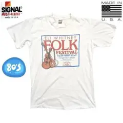 SIGNAL MEGA-TEE USA製 ホワイト 半袖Tシャツのサムネイル