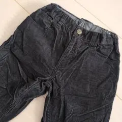 H＆M 　YOUNG & WILD 黒 ロングパンツ 140cm　コーデュロイ