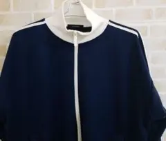JEANASIS ネイビー ジップアップジャージ ほぼ未使用品のサムネイル