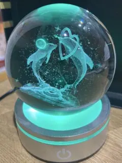 IFOLAINA 3Dクリスタルボール イルカのサムネイル