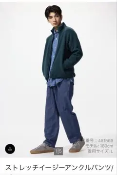 XXL UNIQLO ストレッチイージーアンクルパンツ