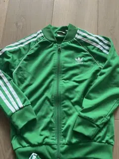 adidas 緑色 ジャージセット　130 緑　限定色