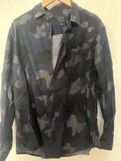 ARMANI EXCHANGE カモフラ柄 長袖シャツ Lサイズのサムネイル