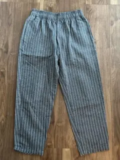 GU ストライプ柄 シェフパンツ　Sサイズ