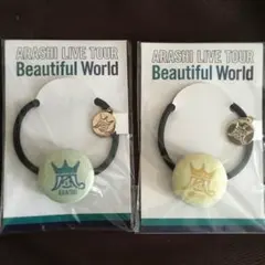 嵐 会場限定　ヘアゴム　緑　黄