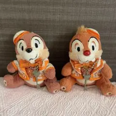 【チップ&デール】ディズニー25周年 ぬいぐるみチェーン