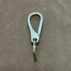 真鍮 キーホルダー キーリング カラビナ フック ストラップ
