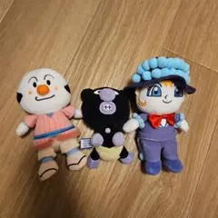 それいけ！アンパンマン ぬいぐるみ 3체 세트